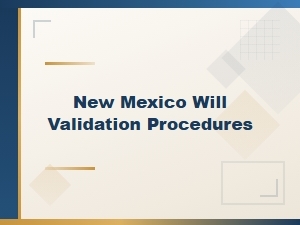 New Mexico Will Validation Procedures